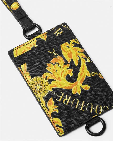 versace raamfolie|Versace card holder.